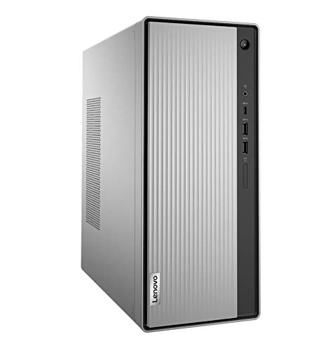 Lenovo IdeaCentre 5 - Ordenador de sobremesa (Procesador Intel Core i3-10105, 256GB SSD, RAM 8GB, Intel UHD Graphics 630, Sin Sistema Operativo) - Gris