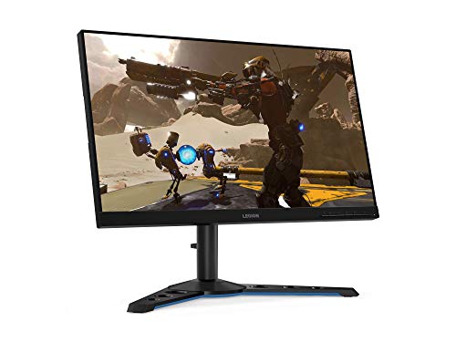 Lenovo Legion Y25-25 - Monitor eSports Gaming 24.5" FullHD (IPS, 240 Hz, 1 ms, HDMI, DP, FreeSync Premium y G-Sync, HDR400, Base Metálica) Ajuste de inclinación/altura/giro/pivote - Negro