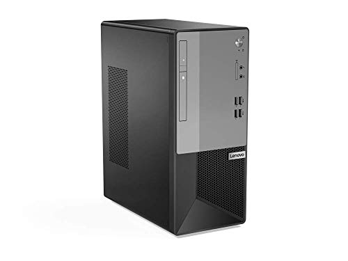Lenovo V50t 13IMB - Ordenador Sobremesa Torre (Intel Core i5-10400, 8GB RAM, 256GB SSD, Intel UHD Graphics 630, Windows 10 Pro, DVD±RW), Negro - Teclado QWERTY Español y Ratón