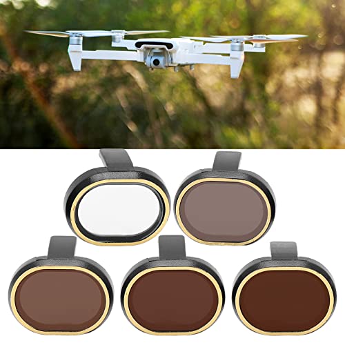Lente de Actualización Juego de Filtros ND, Filtros Multicapa Combo de Lentes de Cámara 5pcs / Set Juego de Filtros de Lentes de Cámara para Drones STAR/ND 4/8/16/32 Kit de Filtros para FIMI X8 MIni