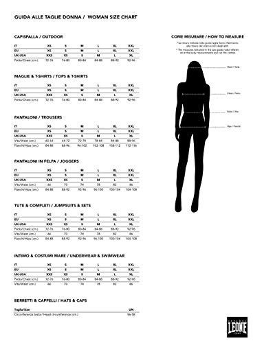 LEONE - Camiseta de Tirantes de Mujer Rips - FUSIÓN Antracita (08), Metro.