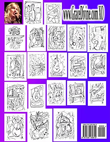 Lernen etwa Kunst Malbuch inspiriert von Pablo Picasso Synthetik Kubismus Collagen mit 21 Original handgefertigt Zeichnungen für erwachsene Kinder ... Books in German (Some in German with E)