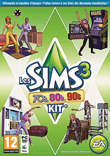 Les Sims 3 : 70's, 80's & 90's Kit [Importación francesa]