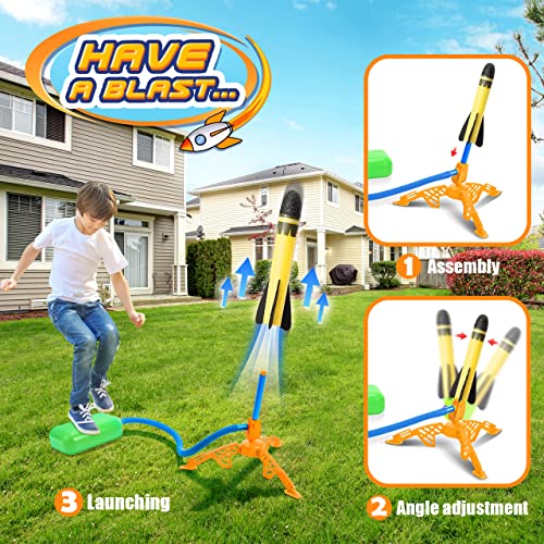 Let's Arezooo Juguetes Niños 2-14 Años, Regalo Navidad Niño Cohete Juguete Regalos Niños 2 3 4 5 6 7 8 9 10 Años Juegos Jardin Juegos Exterior Niño Juegos Educativos Niños 2-10 Años Regalos Cumpleaños