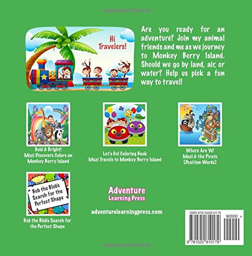 Let's Go! Mozi Travels to Monkey Berry Island: Volume 1 (Ready for School Learning Series) [Idioma Inglés]