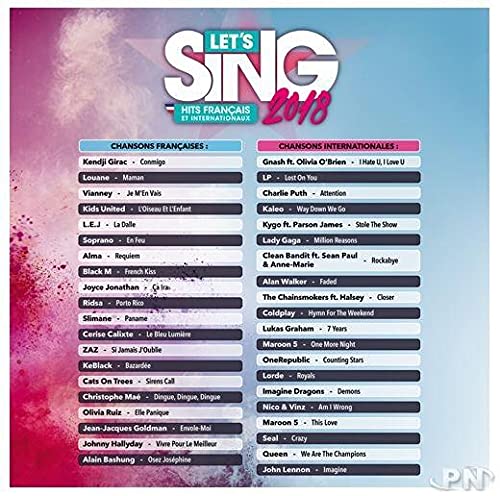Let's Sing 2018: Hits Français et Internationaux [Importación francesa]