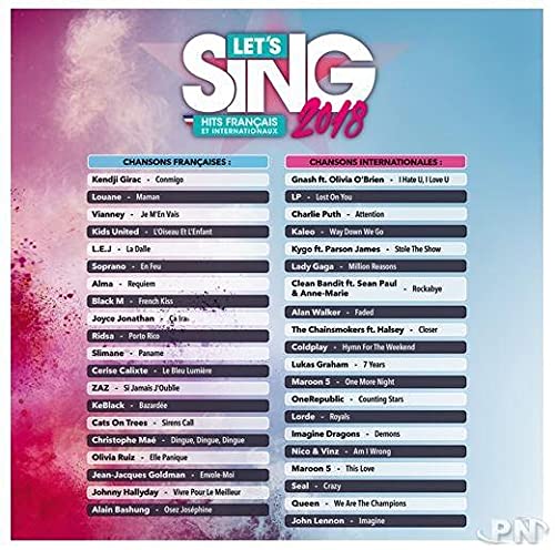 Let's Sing 2018: Hits Français et Internationaux [Importación francesa]