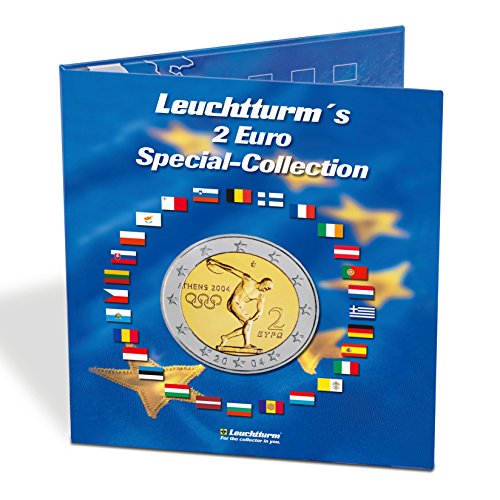 Leuchtturm 302574 Álbum para Monedas PRESSO, Euro-Collection para Monedas de 2 Euros