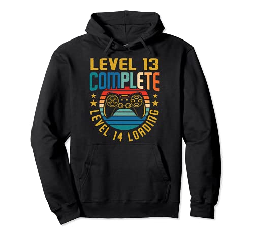 Level 13 Complete Level 14 Loading 13th Birthday Video Gamer Sudadera con Capucha