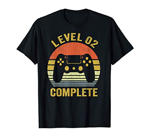 Level 2 Complete Vintage Shirt Celebrate 2nd Wedding Camiseta