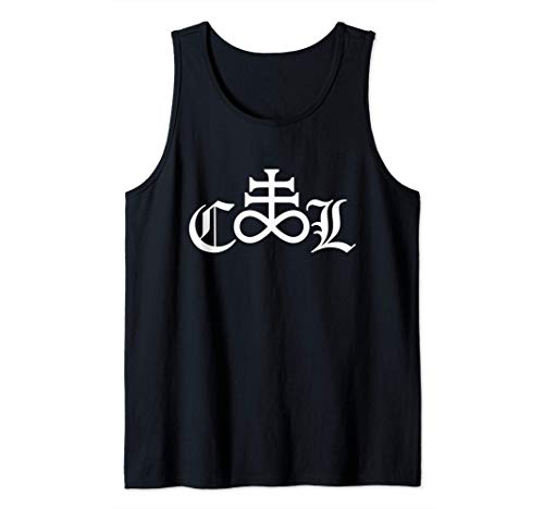 Leviathan Cross Cool Gothic Satanic Occult Goth Camiseta sin Mangas