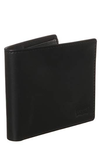 Levi's Full Grain Leather Mens Black Wallet and Belt Gift Box-90