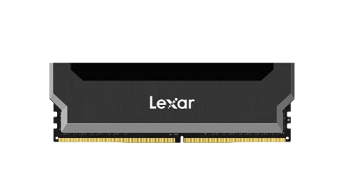 Lexar Hades Kit de 32GB (16GBx2) OC DDR4 3600 MHz DRAM Memoria Para Ordenador de Sobremesa, Juego (LD4BU016G-R3600AD0H), Black
