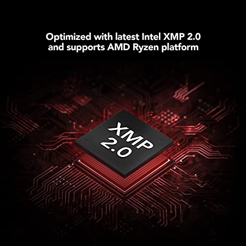 Lexar Hades Kit de 32GB (16GBx2) OC DDR4 3600 MHz DRAM Memoria Para Ordenador de Sobremesa, Juego (LD4BU016G-R3600AD0H), Black