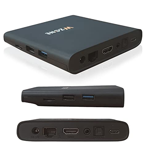 LEYF 4K Android TV Box Original Licensed by Google LLC and Netflix 4K / Free Update Support up to Android 13 / Mini Keyboard / WiFi, Type-C , HDMI 2.1 , USB 3.0,Ethernet,MicroSD / Smart TV,Chromecast