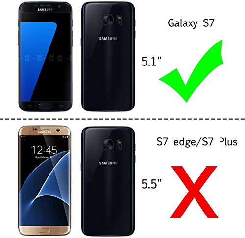 LeYi Funda para Samsung Galaxy S7,Armor Carcasa con 360 Grados Anillo iman Soporte Hard PC y Silicona TPU Bumper Antigolpes Case para Movil Samsung Galaxy S7,Rojo