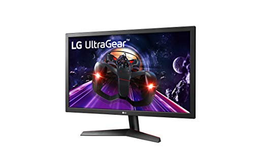 LG 24GN53A-B- Monitor Gaming Ultragear de 23.5" FullHD (1920x1080, LED, 16:9, HDMI x2, DisplayPort x1, 1ms, 144Hz), negro