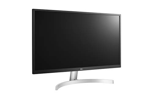 LG 27UL500-W - Monitor de 27" UHD (3840x2160, IPS, 16:9, HDMI x1, DisplayPort x1, USB, 5ms, 60Hz, inclinación ajustable, antireflejo, flicker-free), blanco