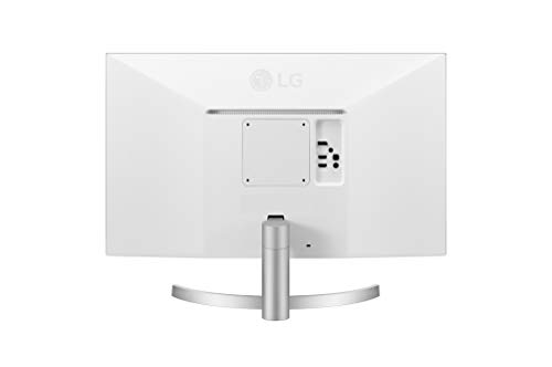 LG 27UL500-W - Monitor de 27" UHD (3840x2160, IPS, 16:9, HDMI x1, DisplayPort x1, USB, 5ms, 60Hz, inclinación ajustable, antireflejo, flicker-free), blanco