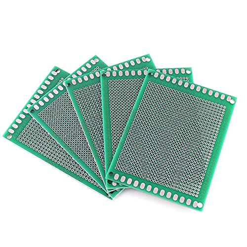 LHaoFY 2 5pcs PCB Prototype Board Circuit Protoboard Universario Doble Side Prototype DIY PCB Kit 4x6cm 5x7cm 3x7cm 2x8cm 7x9cm Mixto