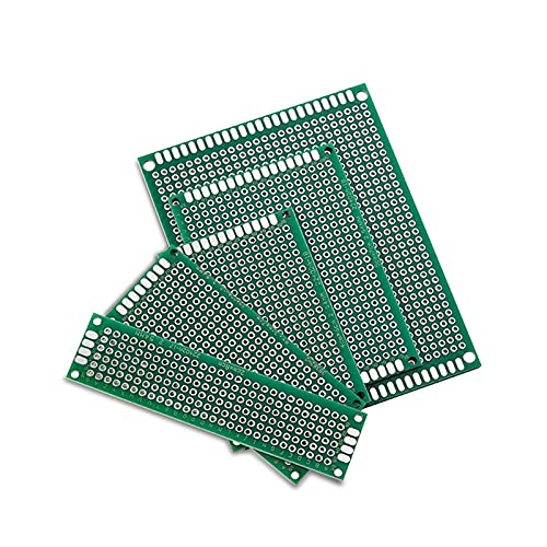 LHaoFY 2 5pcs PCB Prototype Board Circuit Protoboard Universario Doble Side Prototype DIY PCB Kit 4x6cm 5x7cm 3x7cm 2x8cm 7x9cm Mixto