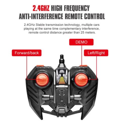 LHLJ 360 ° Spin, Sponge Tires, 4WD RC Car 2.4G Off-Road Climbing Stunt Car Batería Recargable Camión de Control Remoto Juguete para niños Coche de Control Remoto Niños y Adultos