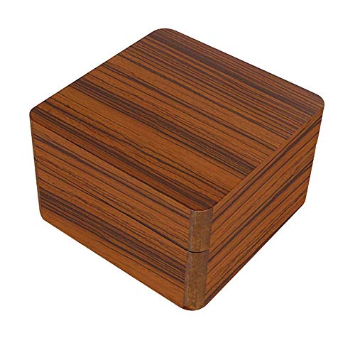 LHQ-HQ Mira la caja de la PU de cuero marrón de color individual joyería relojes de visualización Caja de almacenamiento Compatible with el almacenamiento reloj de exhibición del reloj (Color: Marrón,