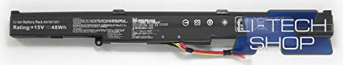LI-TECH Batería Compatible 3200 mAh para ASUS ROG GL752VW-T4064D 4 Celdas Negro Nueva 47 WH
