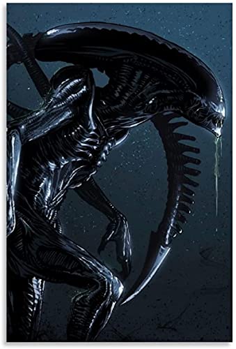 Lienzo de fotos 30x45cm Sin marco Cuadro de xenomorfo, carteles de pared, lienzo, pintura, arte, impresión