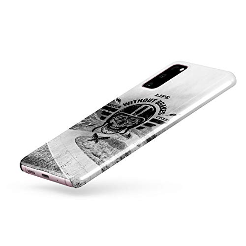 Life Without Brakes Biker Motorcycle Club Hard Thin Plastic Phone Case Cover For Samsung Galaxy S20
