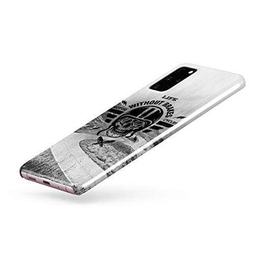 Life Without Brakes Biker Motorcycle Club Hard Thin Plastic Phone Case Cover For Samsung Galaxy S20 Plus