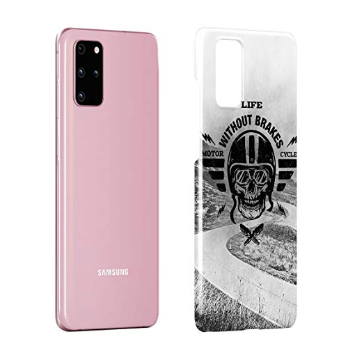 Life Without Brakes Biker Motorcycle Club Hard Thin Plastic Phone Case Cover For Samsung Galaxy S20 Plus