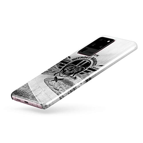 Life Without Brakes Biker Motorcycle Club Hard Thin Plastic Phone Case Cover For Samsung Galaxy S20 Ultra