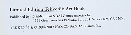 Limited Edition Tekken 6 Art Book