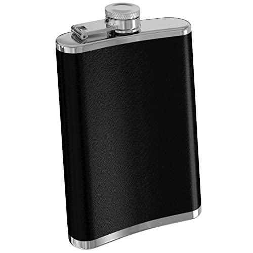 LINGF Zombie hand 8 oz para hombres, mujeres, viajes, acampada, pesca, bebida, bar, barbacoa y matraz de viaje, a prueba de fugas, cubierta de cuero, gran idea de regalo, fla