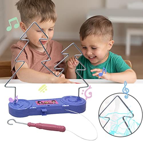 LINGJIONG Laberinto de choque eléctrico, no zumbido el juego de alambre, juego de alambre de conducción eléctrica para niños, juguetes educativos para niños para entrenamiento o jugar