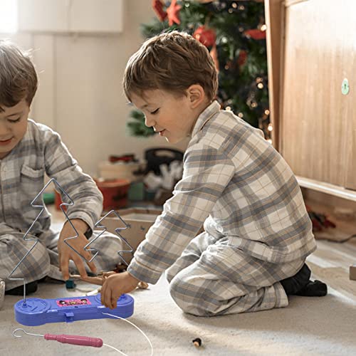 LINGJIONG Laberinto de choque eléctrico, no zumbido el juego de alambre, juego de alambre de conducción eléctrica para niños, juguetes educativos para niños para entrenamiento o jugar
