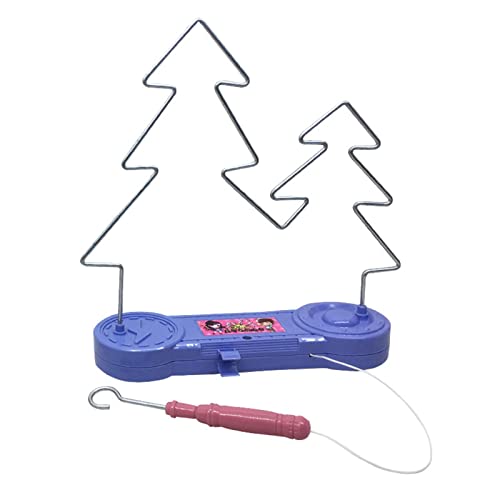 LINGJIONG Laberinto de choque eléctrico, no zumbido el juego de alambre, juego de alambre de conducción eléctrica para niños, juguetes educativos para niños para entrenamiento o jugar