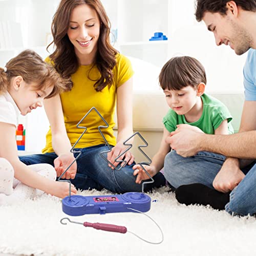 LINGJIONG Laberinto de choque eléctrico, no zumbido el juego de alambre, juego de alambre de conducción eléctrica para niños, juguetes educativos para niños para entrenamiento o jugar