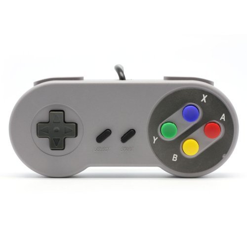 Link-e : 2X Nintendo Controles Mandos de Juegos USB SNES para PC/MAC (Super Nintendo, Famicom, SFC, Retro Gaming...)