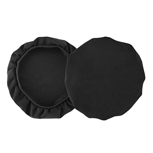Linkidea - Fundas para Auriculares compatibles con Sony PS4, Razer ManO'War, SteelSeries Arctis Pro, Arctis 7, elásticas, Lavables, Protectores Sanitarios, Color Gris Oscuro (2 Pares)