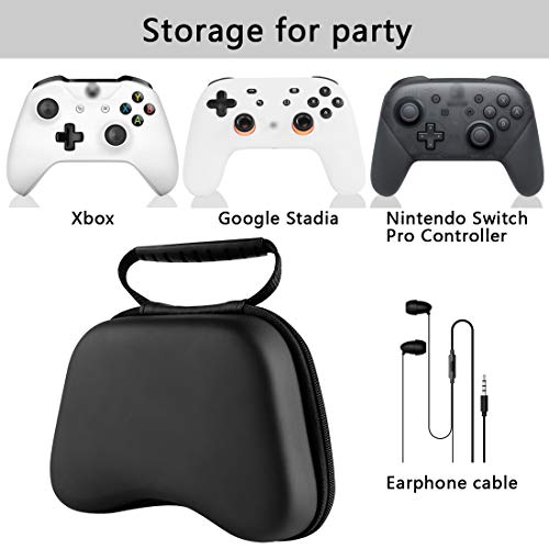 LinkIdea Hard EVA Travel Controller Case for Xbox One Controller Wireless, Compatible with Google Stadia Controller, Xbox Wireless Controller, Nintendo Switch Pro Controller