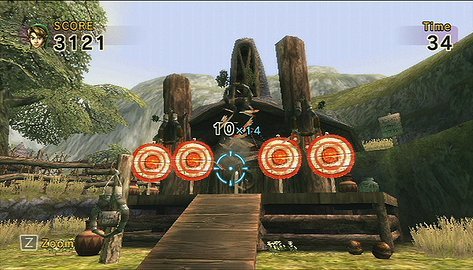 Link's Crossbow Training + Wii Zapper inclus [Importación francesa]