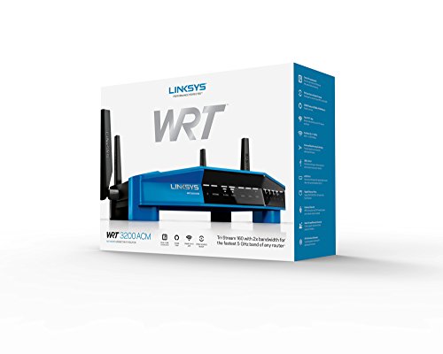 Linksys WRT3200ACM-EU - Router Wi-Fi Gigabit con Código Abierto y eSATA/USB 3.0