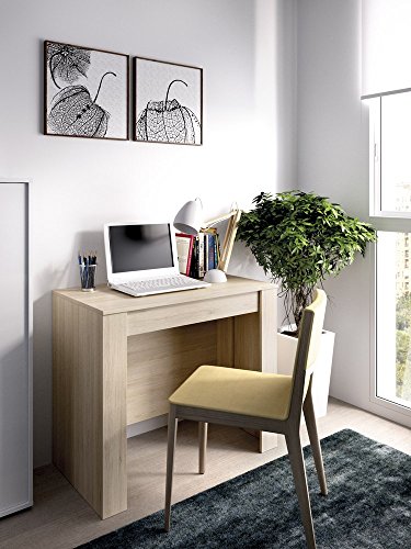 LIQUIDATODO ® - Mesa consola extensible moderna y barata de 51 cm a 239 cm en color natural