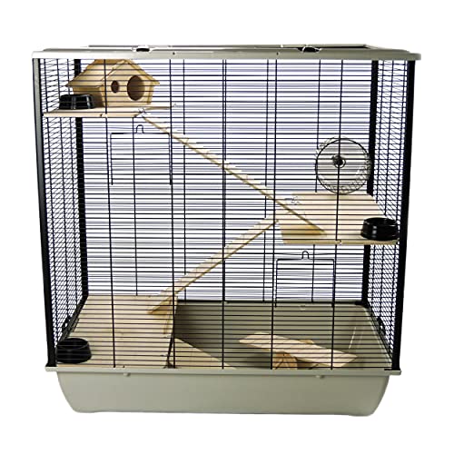 Little Friends Jaula Grosvenor, para Ratones y hámster, con Plataforma y Escalera de Madera