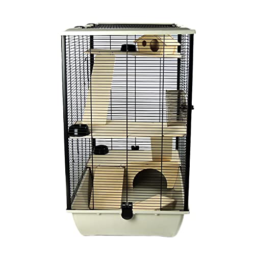 Little Friends Jaula Grosvenor, para Ratones y hámster, con Plataforma y Escalera de Madera