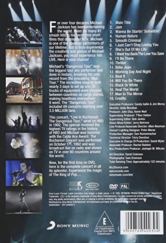 Live In Bucharest: The Dangerous Tour [DVD]