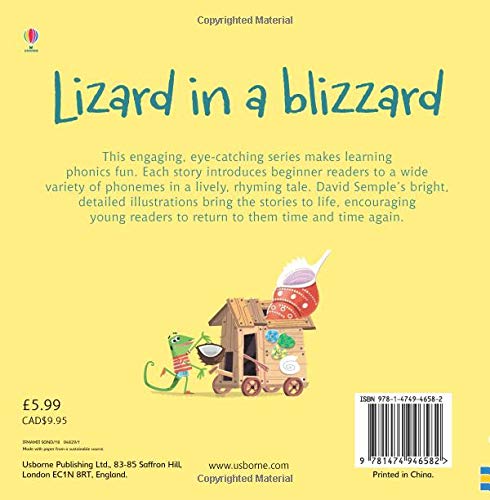 Lizard in a blizzard. Ediz. a colori (Phonics Readers)