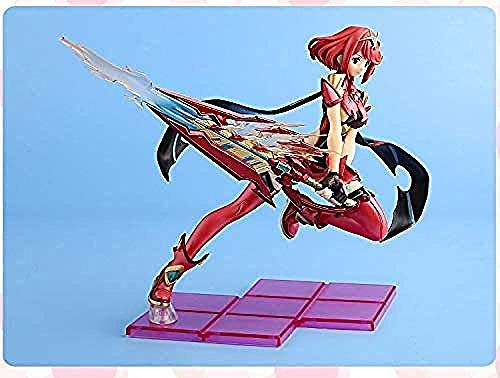 lkw-love 2019 New Homura Hikari Xenoblade 2 Chronicles Game Destiny en Pyra Combat 1 Scale Anime Figurines Juguetes Regalos BANPRESTO Black-Red-Black-Roja